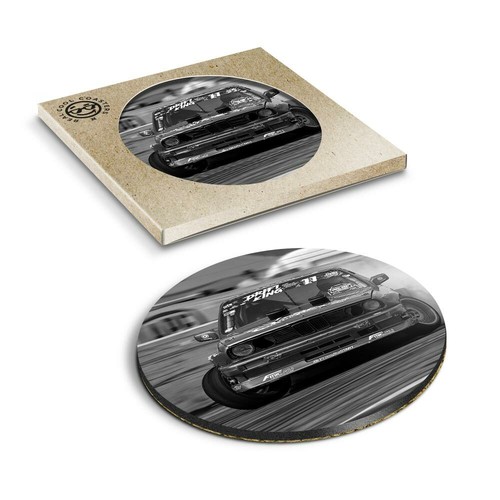 Boxed round coasters - round,