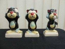 LORNA BAILEY THREE WISE CATS