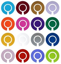 ACCLAIM Bowls Bowlers Stickers Complete Sets of 4 Plain Colour Self Adhesive