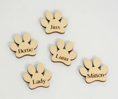 Wooden engraved personalised - wooden,