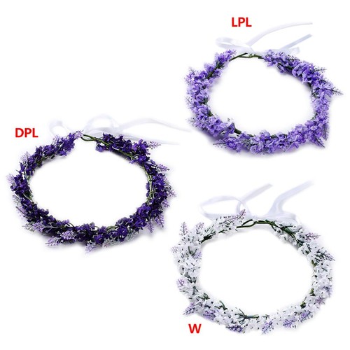 Simulated flower headband - simulated,
