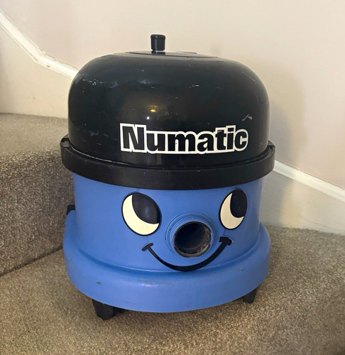 Numatic blue vacuum cleaner