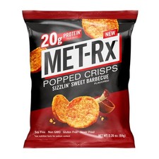 6x Bags Met-Rx Popped Crisps