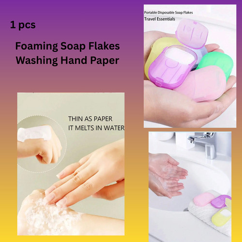 Foaming soap flakes washing - foaming,