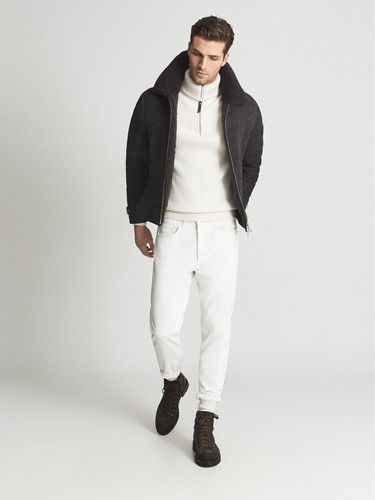 Reiss mens leather basic - reiss,