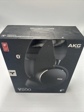 AKG Y500 On the Ear Wireless Headphones - Black - New Sealed