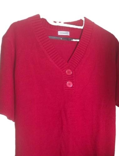 Damart red neck - damart, v-neck