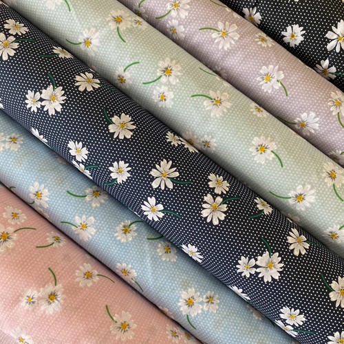 Polycotton fabric dotty - -,