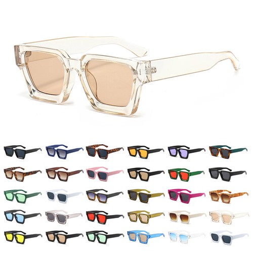 Retro square sunglasses trendy - retro,