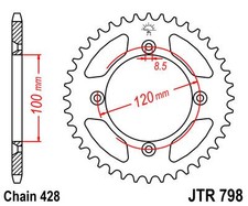 JTR798-52 JTR 52 Tooth High
