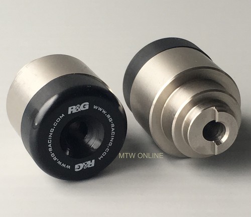 Motorcycle handle bar end - r&g,