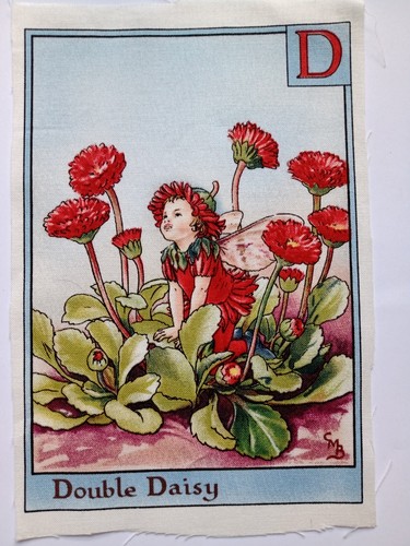 Double daisy alphabet - double,