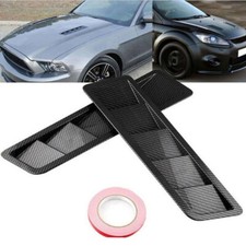 2Pcs Carbon Fiber Car Air Flow