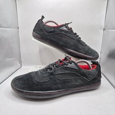 VivoBarefoot Terra Plana Men's UK 9 Trainers Black Suede Minimalist Comfort