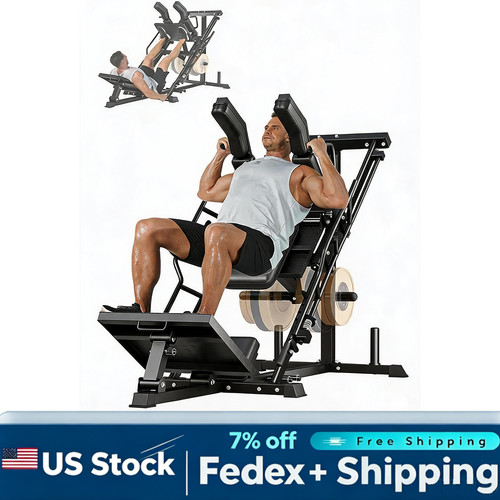 Leg press hack squat - 3-in-1,