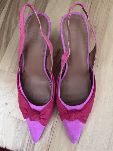 Magenta pink shoes and clutch - shoes,