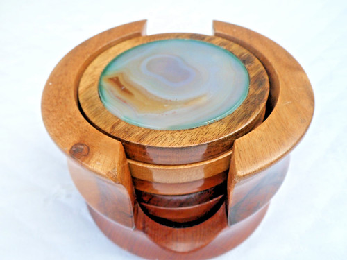 Set coasters natural - 6,