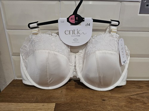 40e bra lacey white cream - lacey, white/cream