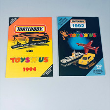 RARE TOYS R US COVER VINTAGE ORIGINAL MATCHBOX CATALOGUES 1992 1994 COLLECTOR