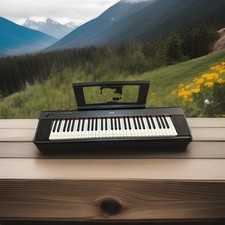 Yamaha Piaggero NP-12B Digital Piano, 61-Note Keyboard with Built-In Speakers