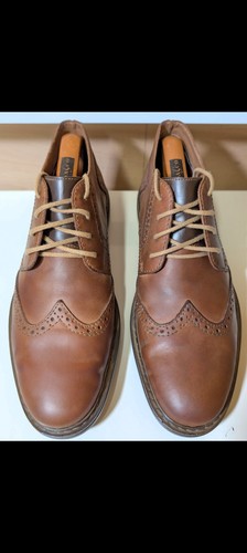 Rieker brown leather brogue - brown,