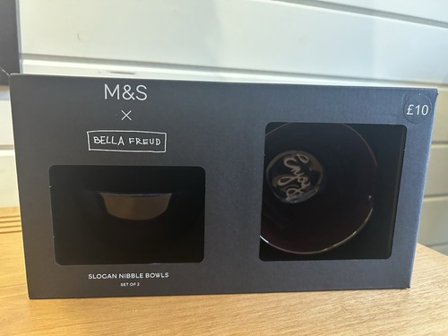 Bella freud slogan - m&s, x