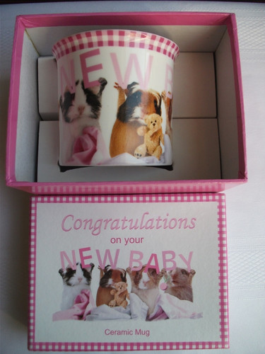 Baby girl pink mug - pink,