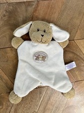 Tesco 05 Hugging Friends Cream Puppy Dog Soft Toy Comforter Puppy Hugs Blankie