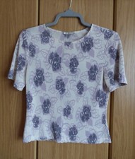 LADIES WOMEN'S ASDA GEORGE SHORT-SLEEVED TOP