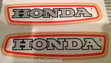 HONDA C70 STEP THROUGH SCOOTER PLAG PETROL TANK DECALS 