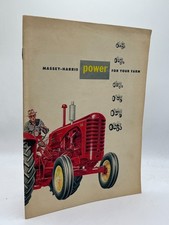 Massey-Harris Power for Your Farm Tractor Brochure 1947 Vintage Farm Machinery