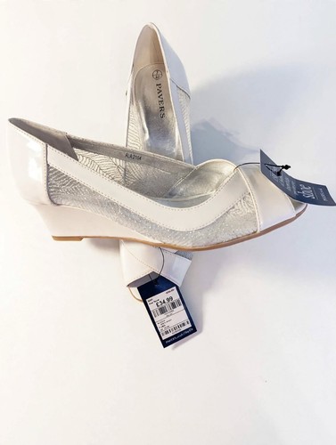 Pavers womens white patent - pavers,