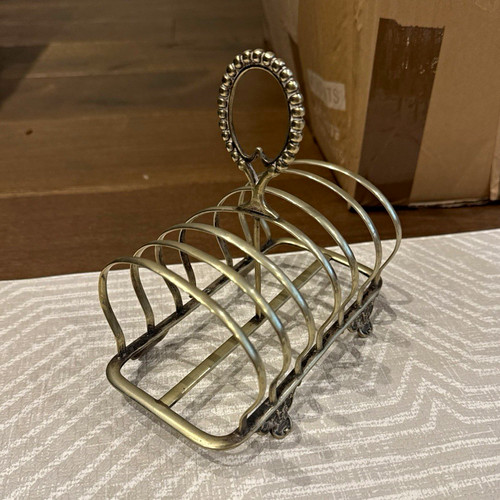 Slot silver plated metal - silver,