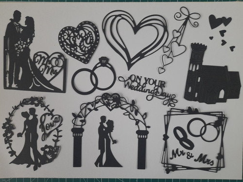 Wedding pack die cuts - pack,