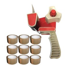 Tape Gun Dispenser + 9 Rolls