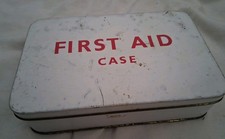 Vintage First Aid Tin, Plus