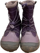 Hi-Tec Equinox Mid WP JR Snow Boots Purple Waterproof Lined - UK 3