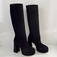 Larroude Biba Black Suede