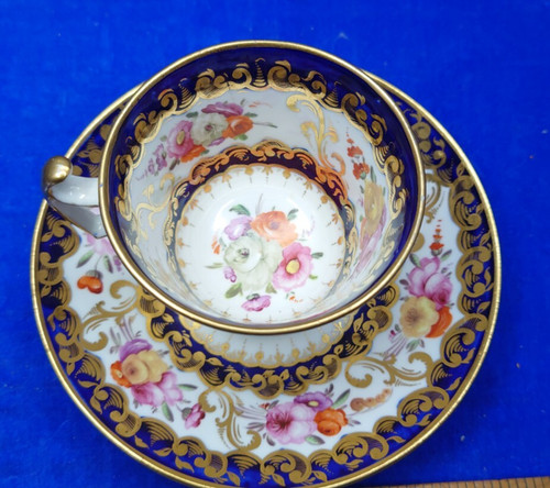 Fine regency pink coalport cup - regency,