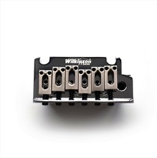 Wilkinson 2 Point Stratocaster Bridge Full Block Tremolo Kit WOV06 - Chrome