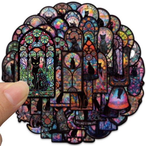 50x stained cathedral - stained, glass
