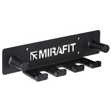 Mirafit 3 Bar Vertical Wall Rack Barbell Holder Weight Collar Storage Hanger#162