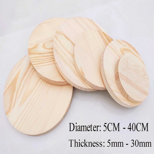 Circle wood sheets - wood, solid