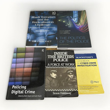 Police Books Bundle of 5 Policing Digital Crime, Cyber Crime, Politics of Police