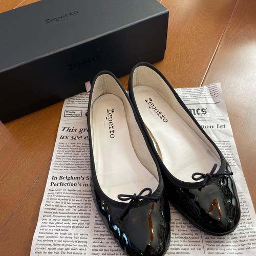 Repetto enamel flat shoes - repetto,