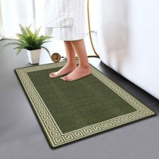 Bath Mat Non Slip Water Absorbent Small Large Bathroom Rugs Toilet Pedestal Mats