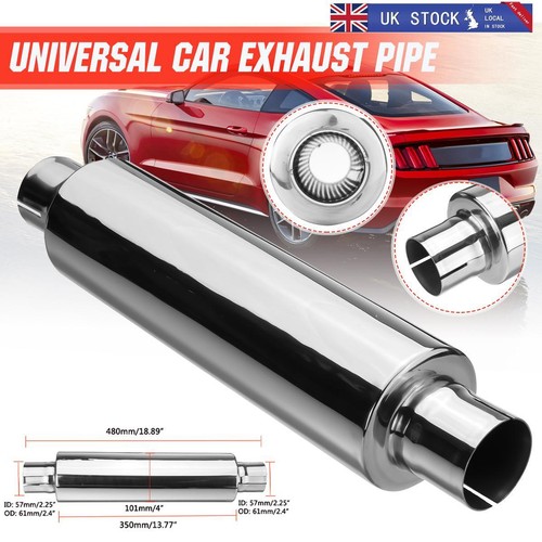 Round exhaust silencer - 1x,