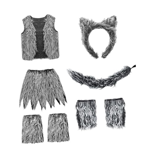 Kids wolf costume - wolf, set