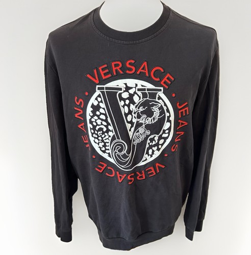 Versace jeans black graphic - versace,