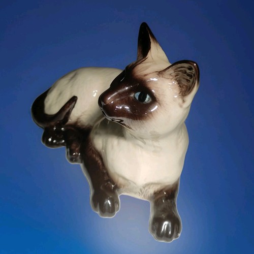 Porcelain siamese cat - porcelain, royal